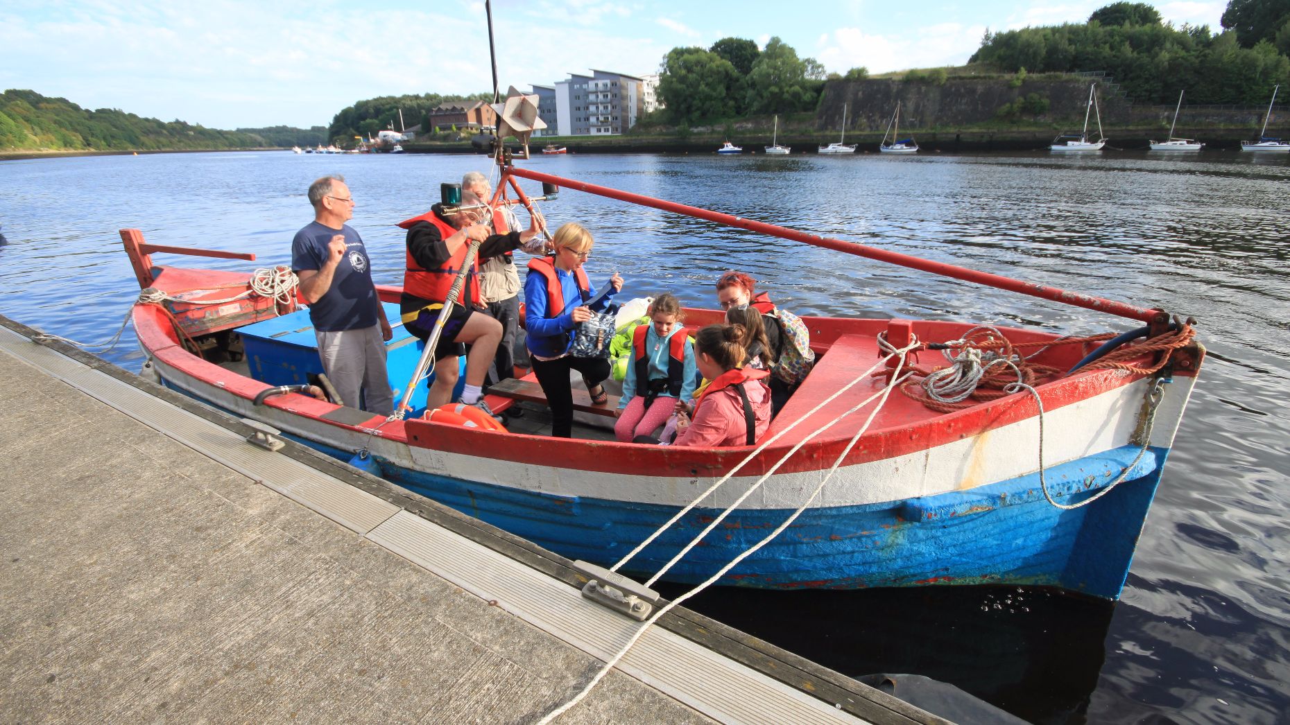 Tyne boat trips, St. Peter's Fete, St. Peter's Marina, Newcastle upon Tyne