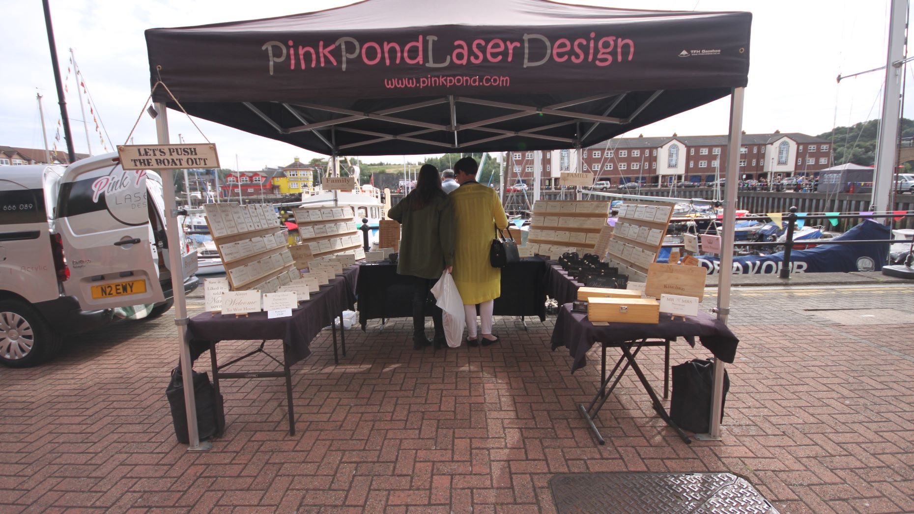 St. Peter's Fete, Pink Pond Laser Designs